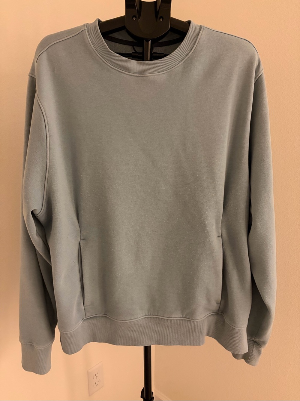 Light Blue Men's Crewneck Sweatshirt